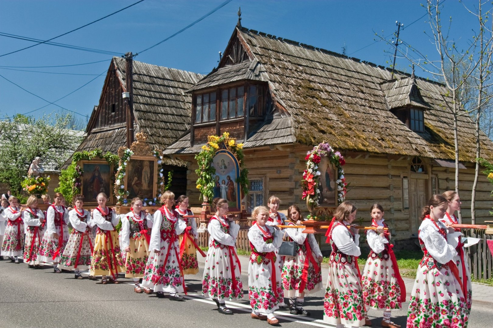 Corpus Christi procession in Poland